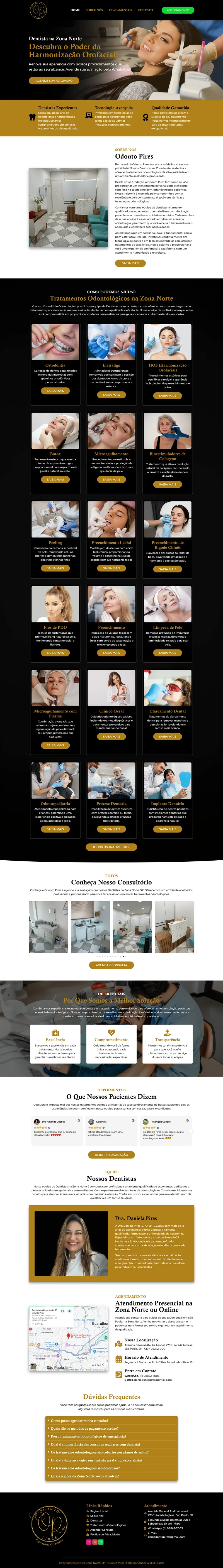 Site profissional Odontologia e Estética — Clínica Odonto Pires | Agência SEO Digital