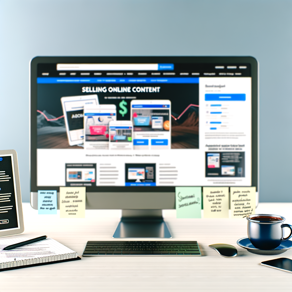 como vender conteudo online