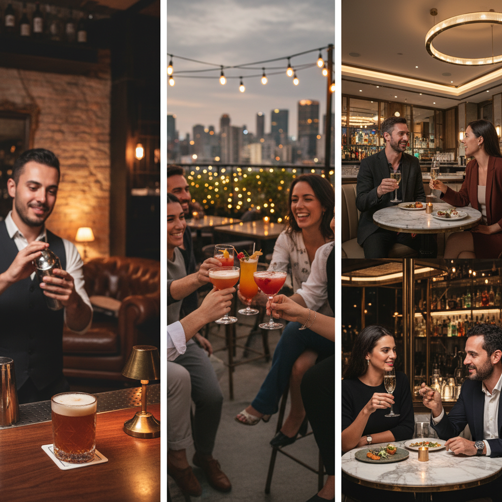 Fotografia Editorial Ultra Fotorrealista Melhores Bares