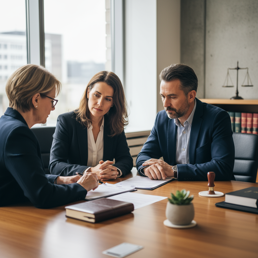 Guia passo a passo para o processo de divórcio, com documentos e etapas legais.