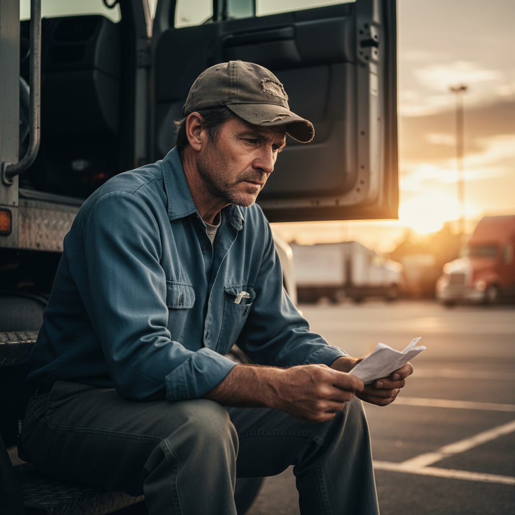 Sou Caminhoneiro E Fui Demitido Injustamente O Que Fazer ilustrado de forma dinâmica.